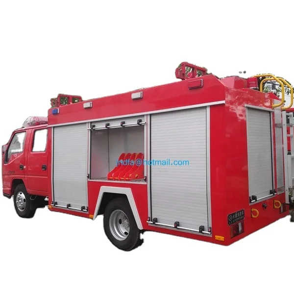 JMC двойной Экипаж кабины пожаротушения грузовик 5000L
