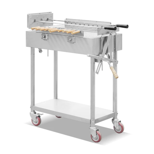 Commercial Charcoal BBQ grill for Skewers,charcoal grill designs