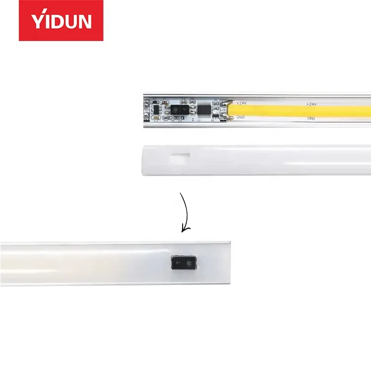 YIDUN Elegant Wave Control Ultra-Thin DC12V 24V Dimmer Sensor Switch Hand Waving Inductive for IR Door & Furniture