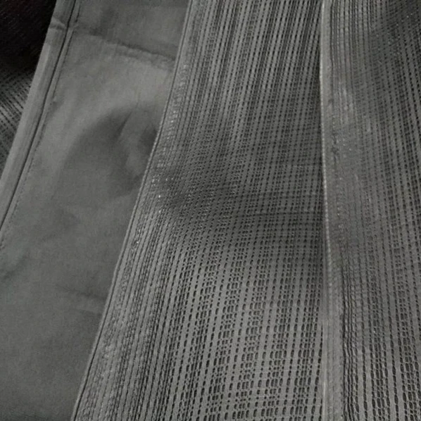 Factory direct sales 100% polyester random net air layer net mesh fabric