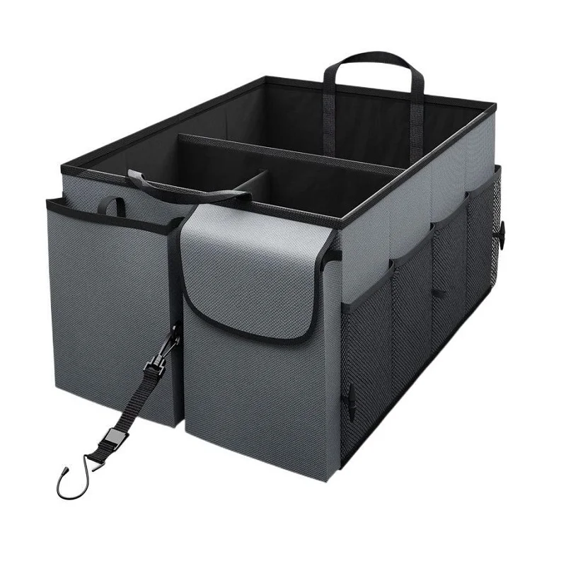 Портативный складной водонепроницаемый автомобильный ящик для хранения сверхмощный Автомобильный багажник Органайзер с вашим собственным логотипом для любого автомобиля