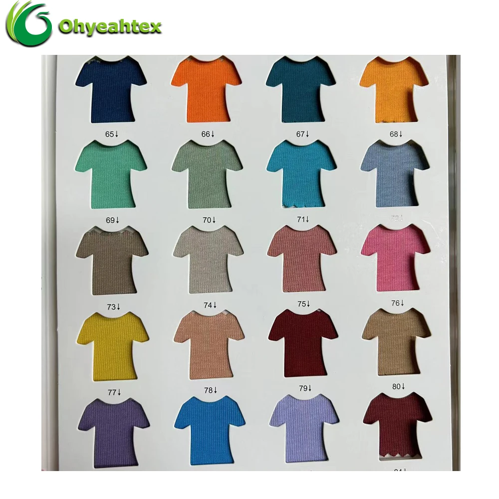 Cotton Soft Comfortable Skin Friendly Fabric 270/320 GSM 100% Cotton Single Jersey Custom Printing Fabric For Clothing