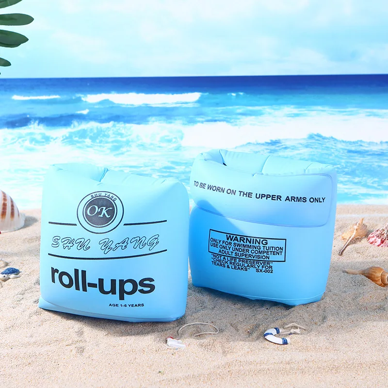 portable inflatable swimming arm ring for kids high bearing capacity air adult armbands float in pool inflatable arm bands