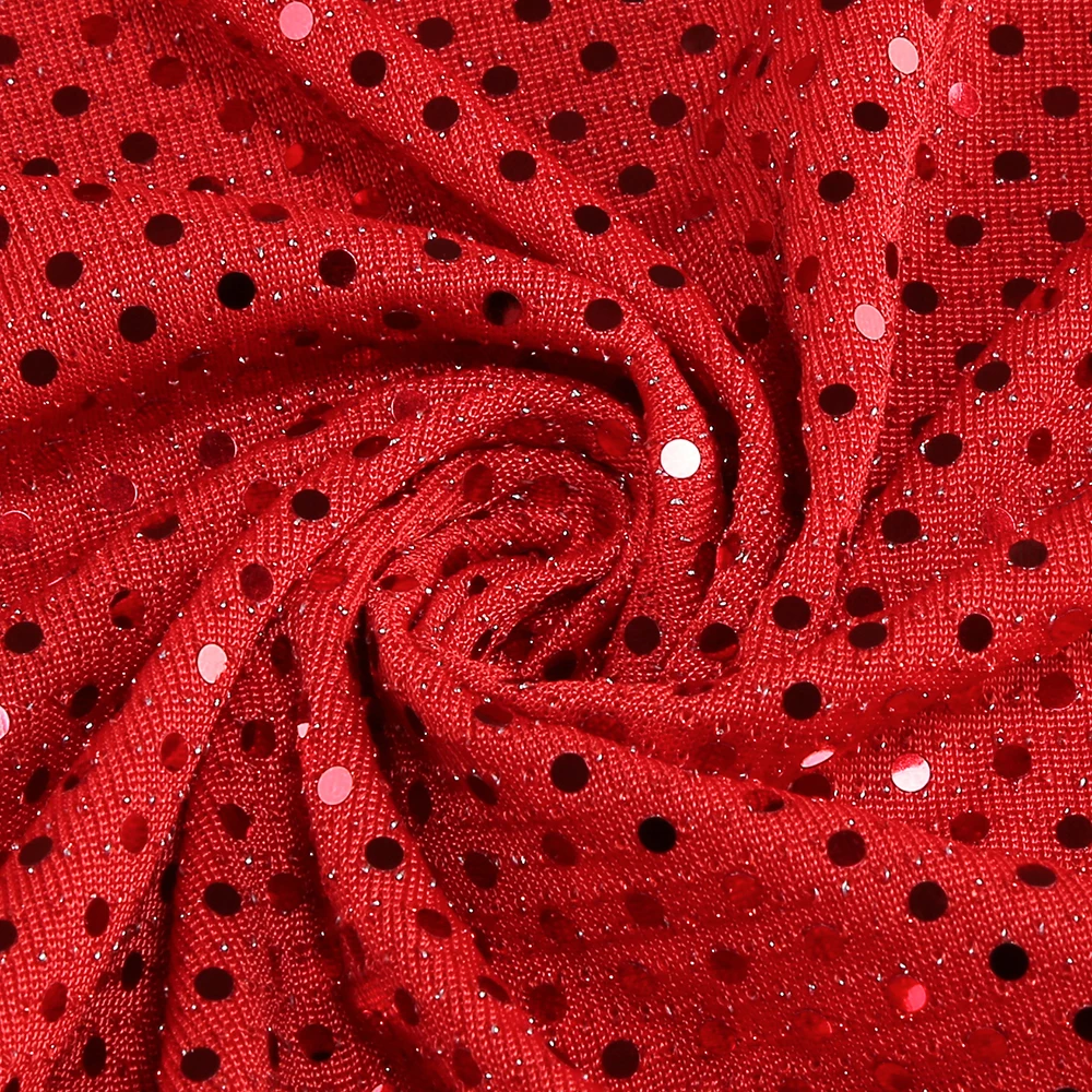 Fashion Sexy Dress For Women Luxury Red Sequins Backless Cutout Pleated Bodycon Long Gowns Cocktail Formal Occasion Party Dress