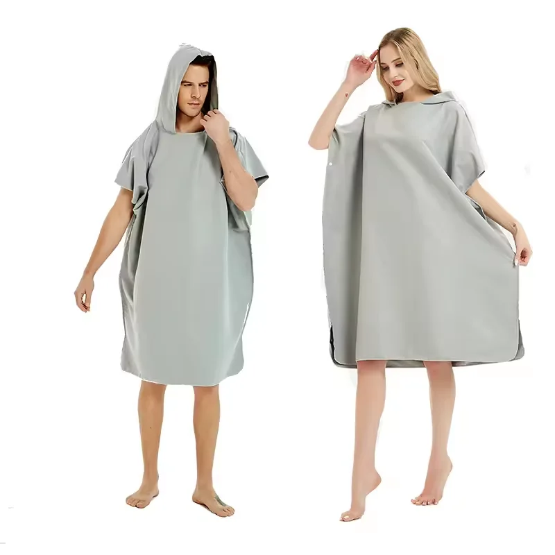 Wholesale surf poncho printed hooded beach towel for adult