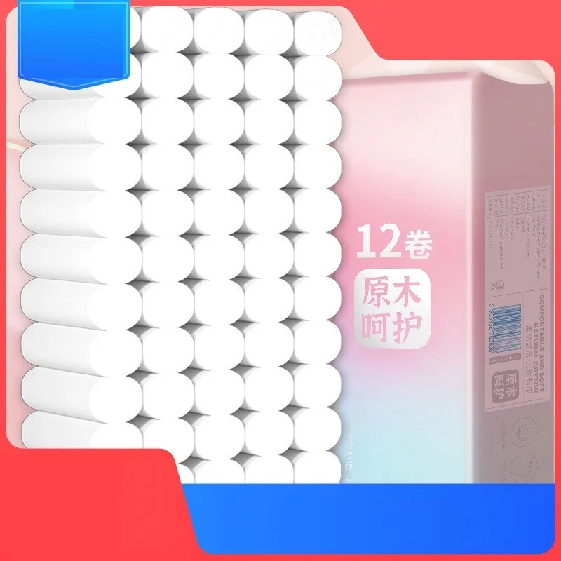 Hot Selling Bamboo Toilet Paper Rolls Cheap Household Cheap Cotton Pulp Toilet Tissue Paper
