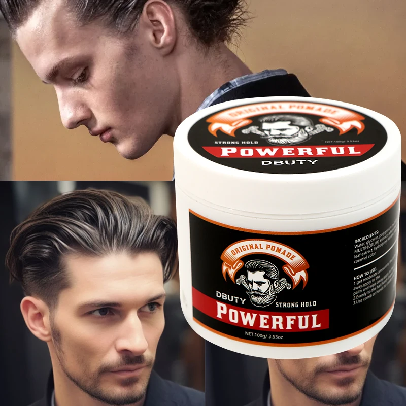 FATAZEN Strong Hold Natural Matte Finish Mud Organic Hair Clay Organic Fast Drying Styling Clay Provides For All Hair Types