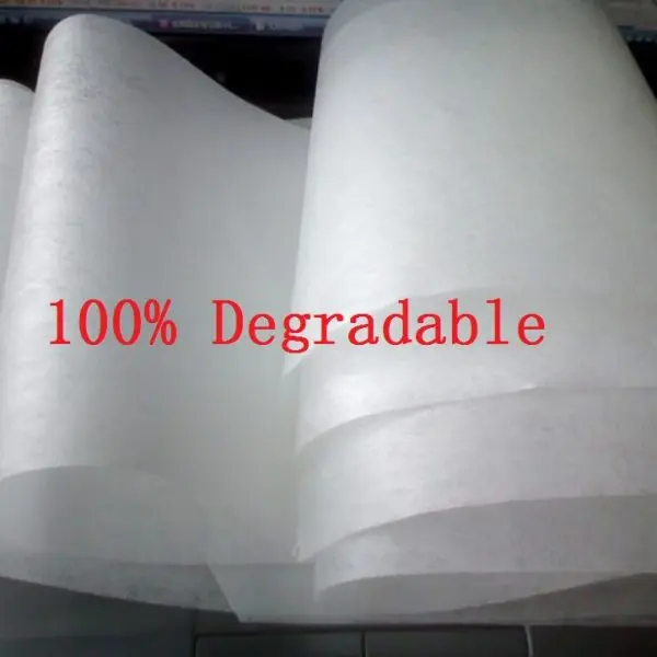 Degradable PLA Non Woven Fabric for Tea Packaging Bags PLA Spunbond Nonwoven Fabric for Seed Bag