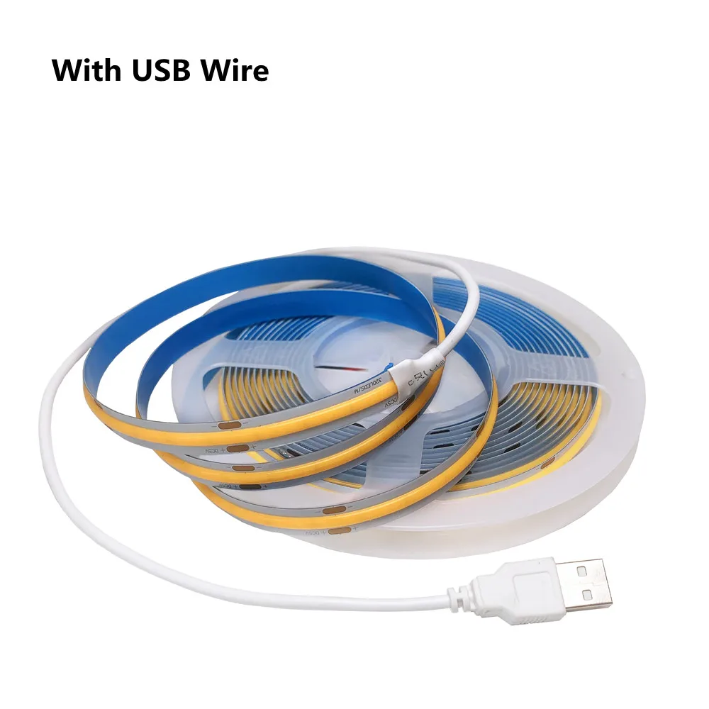 DC 5V Hand Sweep Sensor LED Strips Flexible strip USB Cable Powered Ribbon Diode LED Lights 1-5m  for Kitchen Cabinet Lamp
