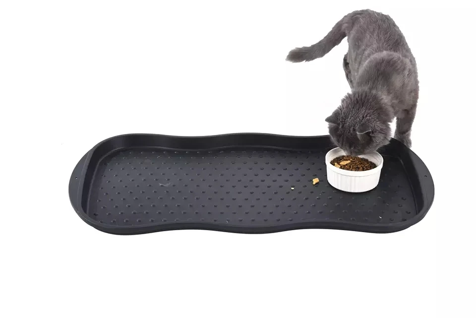 Multi Purpose Black Utility Boot Plastic Shoe Tray for All Weather Indoor Outdoor