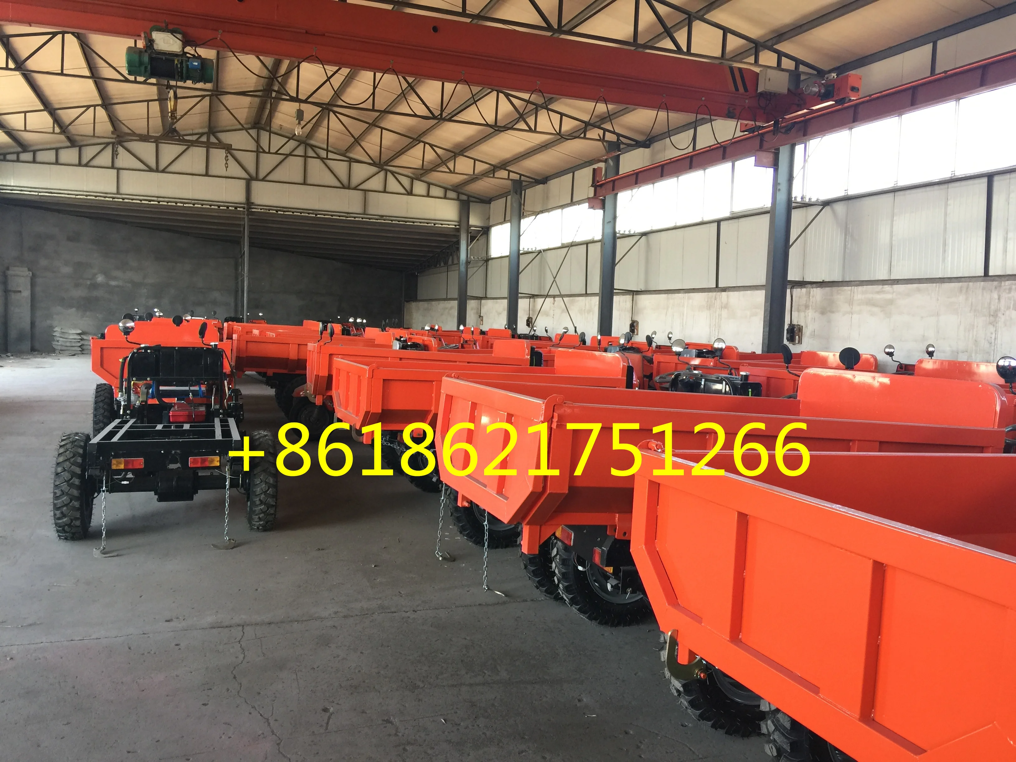 Diesel tricycle agricultural loading vehicle made in China
