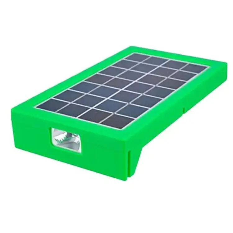 2400mah mini solar lighting system camping light rechargeable outdoor lighting