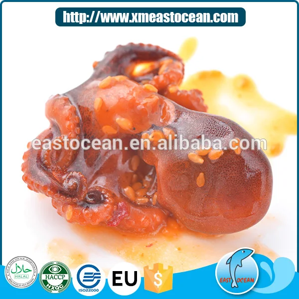 Latest delicious frozen seasoned baby octopus supplier
