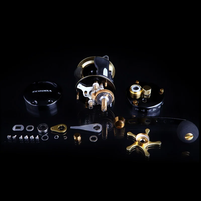 Ecooda ETC II Brand Tiro Caster EX Baitcasting Reel 5.3:1 Casting reel 5+1 BB Overhead Fishing Reel