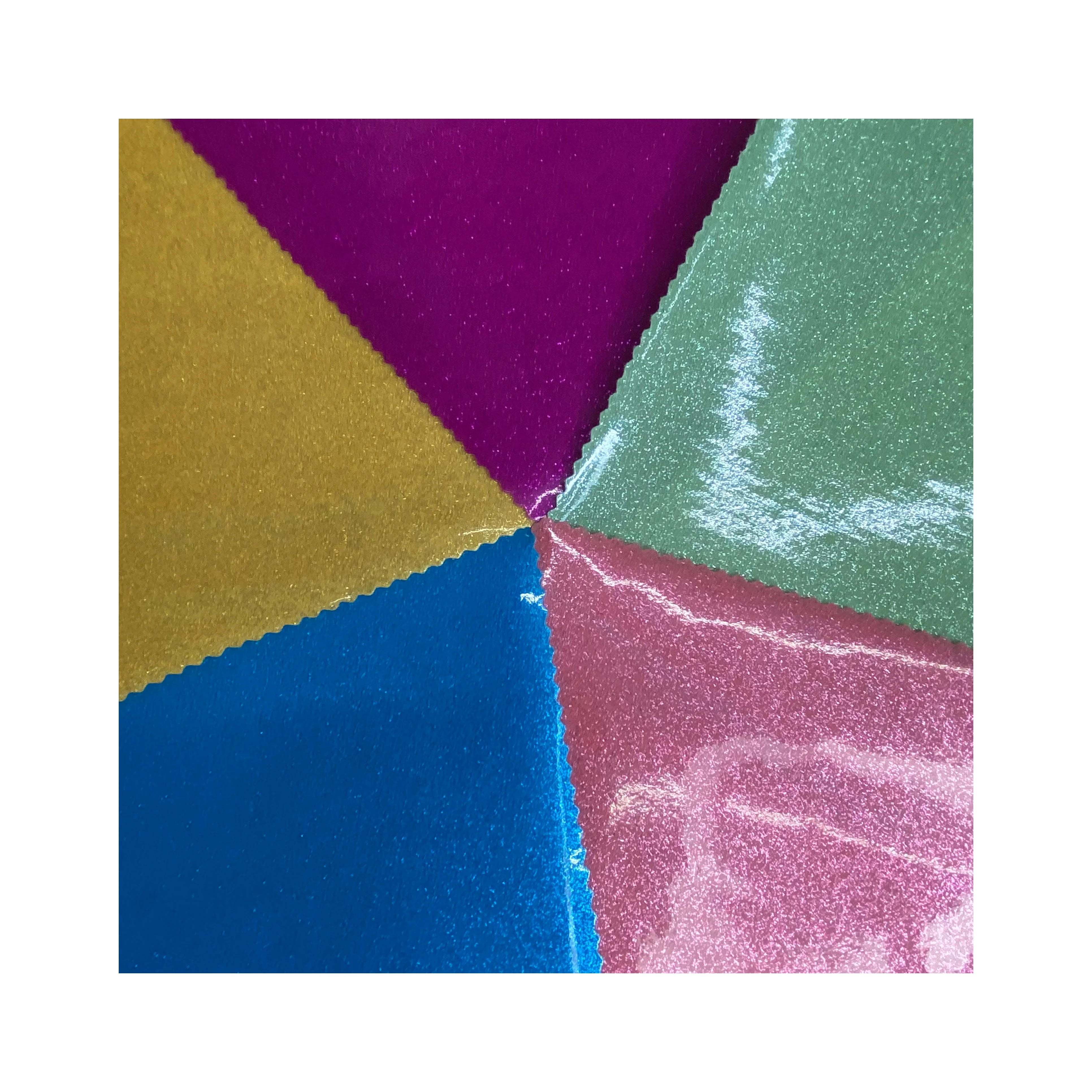 Patent shiny Waterproof PVC artificial synthetic shiny patent leather for high-heeled sandal women shoes making