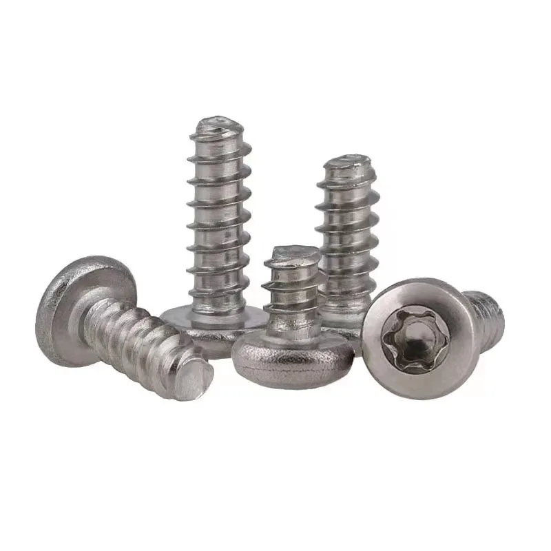 Customized 304 stainless steel M1.6 M2 M2.5 M3 M4  Torx pan head Self tapping screws