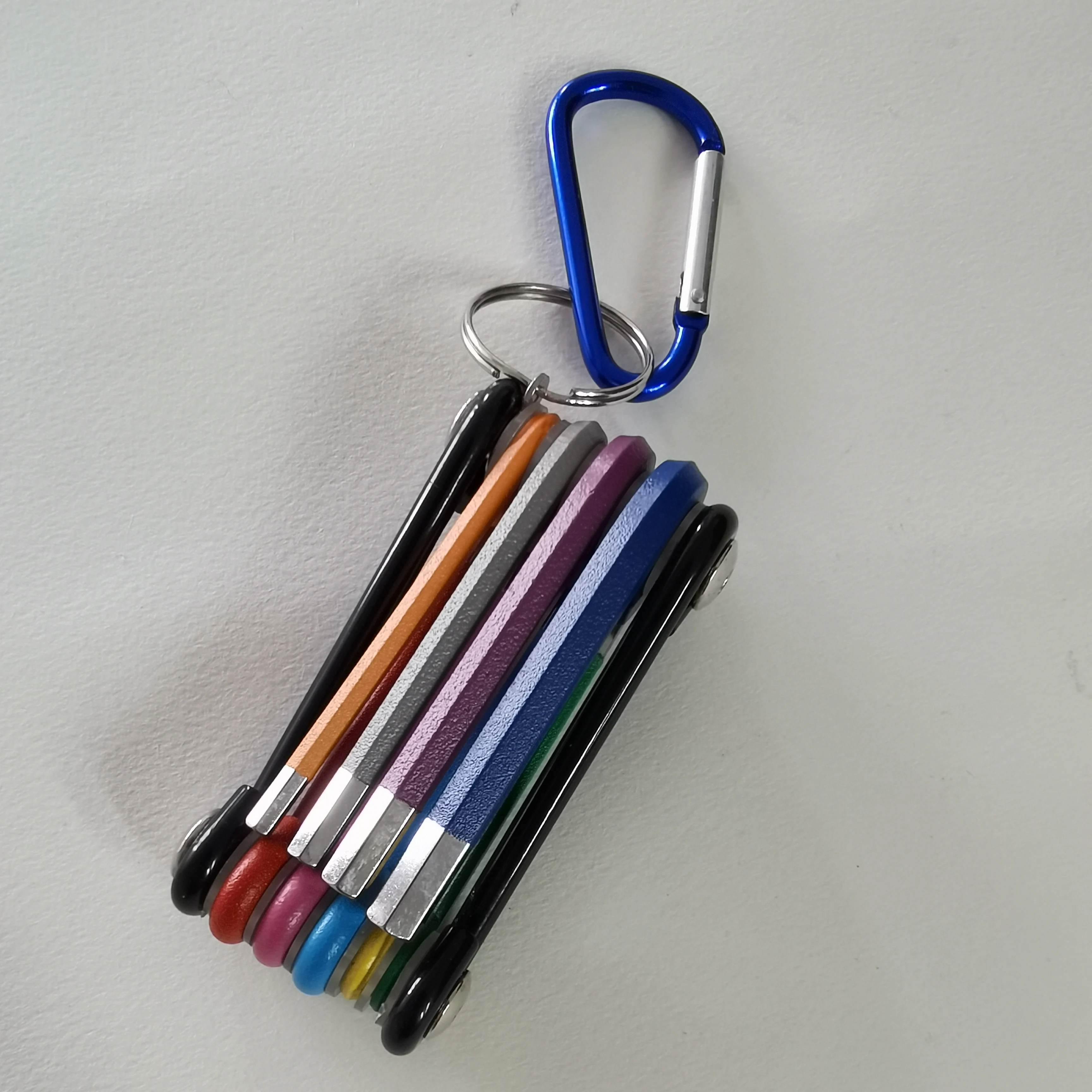 Mini folding hexagon wrench 9PC Portable Key Hex Wrench Set Repair Hand Tool