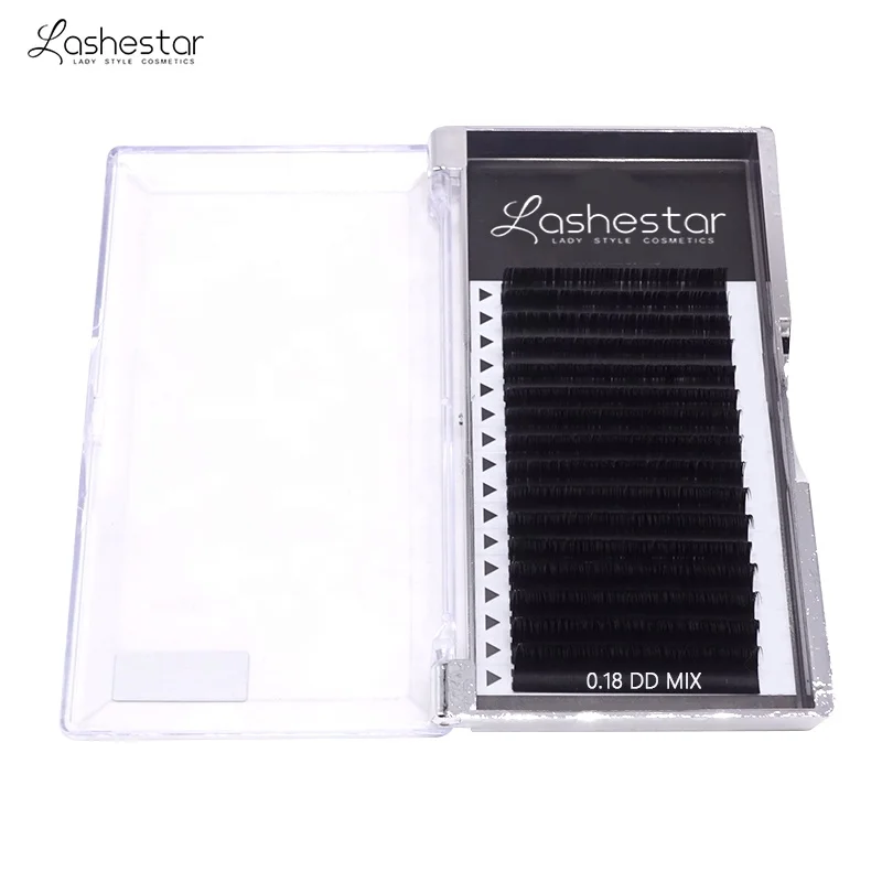 Individual Lash Extension Volume Silk Cashmere Minklash Trays Korea Mink Classic Lashes Lashextensions Lash Supplies