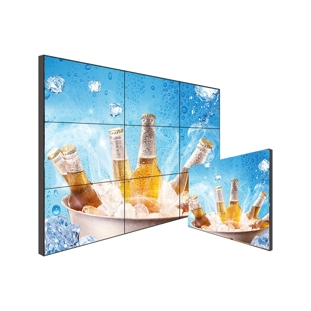 Advertising digital signage video wall splicing screen LCD 3X3 4X4 splicing screen LCD wall