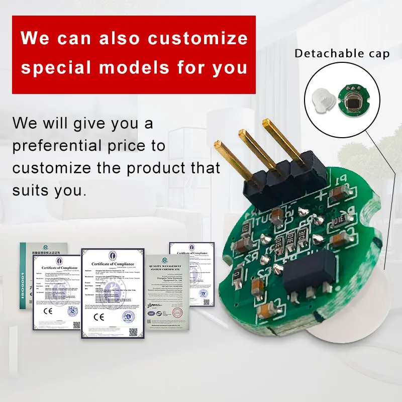 Mini Detector Module Pyroelectric Infrared PIR Sensory Switch Bracket Motion Sensor