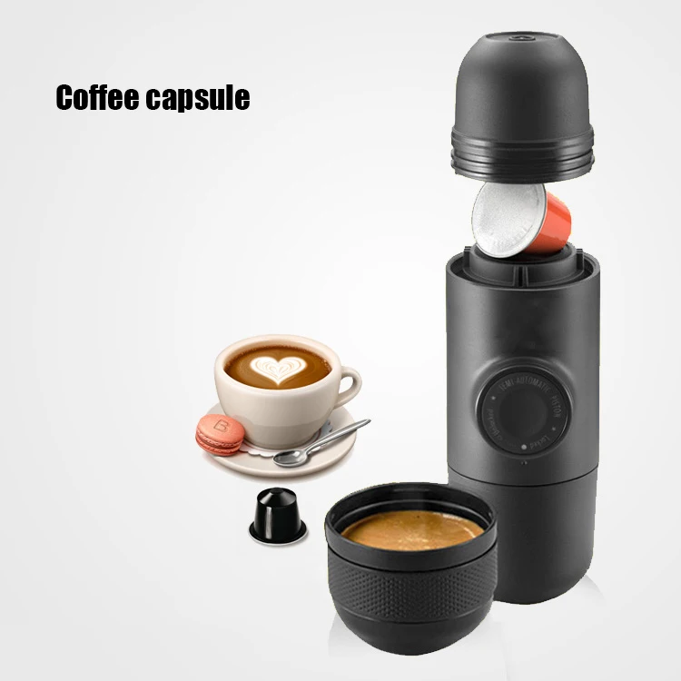 Оптовая продажа, дорожная портативная Кофеварка мини-эспрессо с руководством