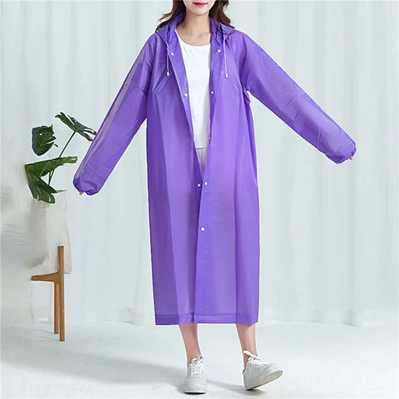 High Quality Raincoat Eva Unisex Raincoat Thickened Waterproof Rain Coat Women Men Camping Waterproof Rainwear Suit
