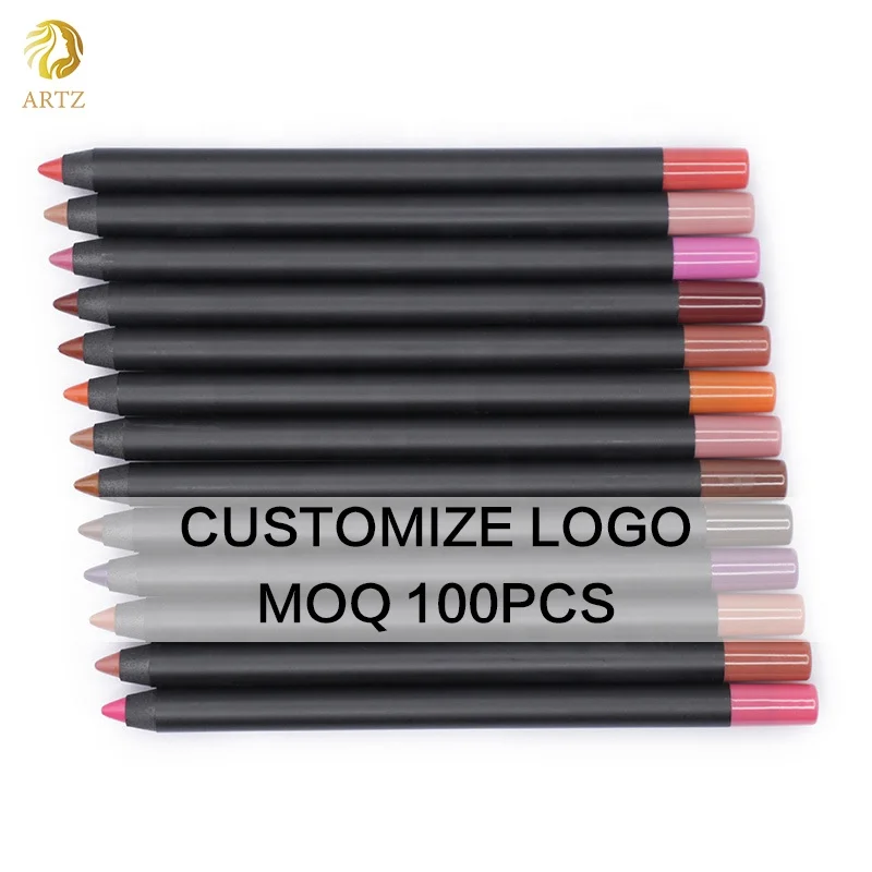 ARTZ High Quality Waterproof Long-lasting Private Label Lip Liner Matte Makeup Smoothly Vegan Lipliner Pencil