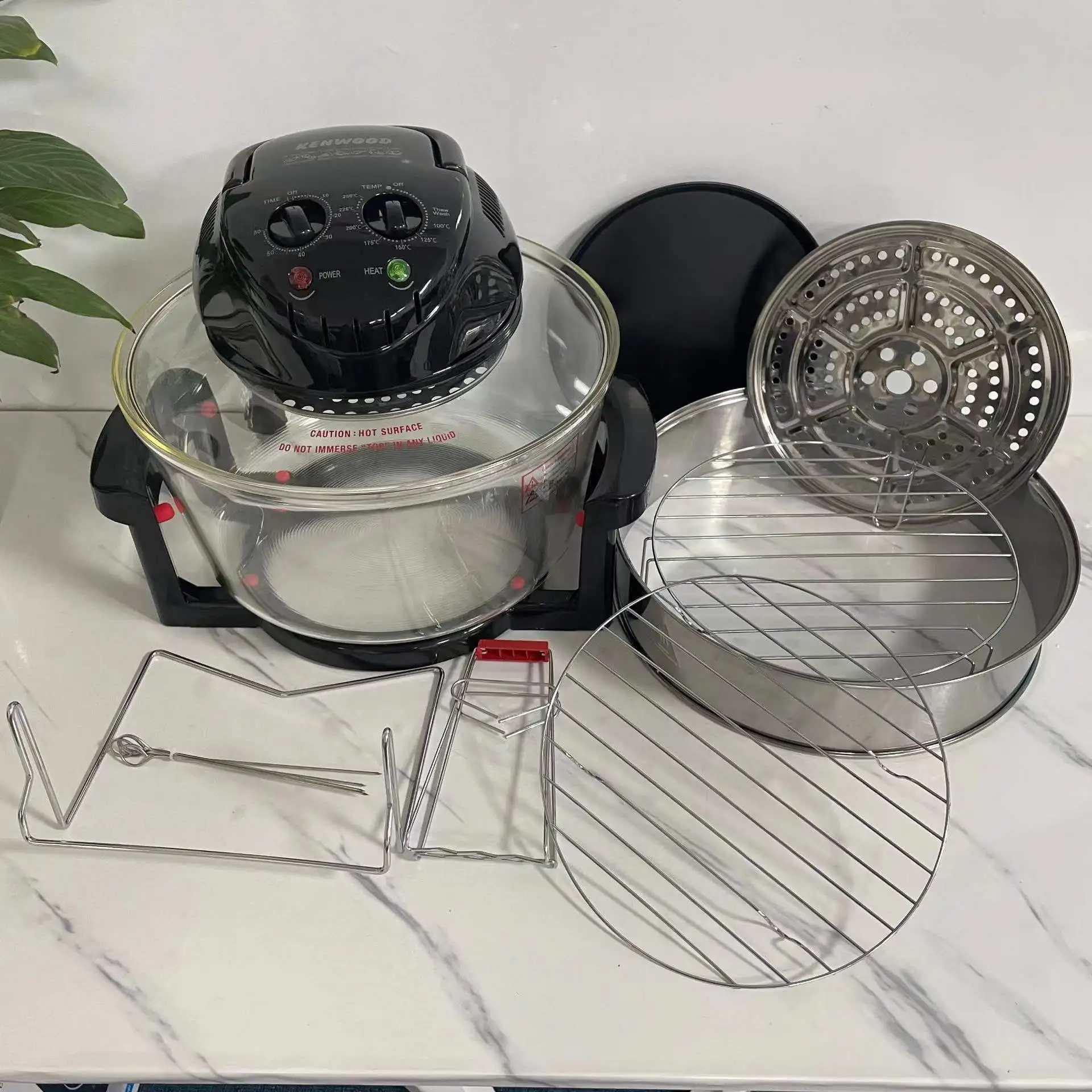 Electric Convection Oven Multifunctional Air Flavor Turbo Oven Non-stick Fast Heating Oven