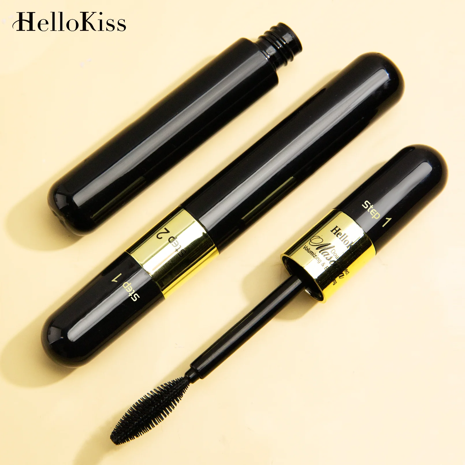 OEM Eyelash Growth Thick Extension Mascara Makeup Tool Mascara 4D Fiber Curling Eyelashes Waterproof Vegan Matte Mascara