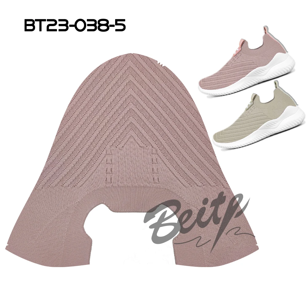 New Design Knitting Upper For Shoes Girls Sneaker Fly Knit Shoe Upper Women Walking Casual Shoe Vamp