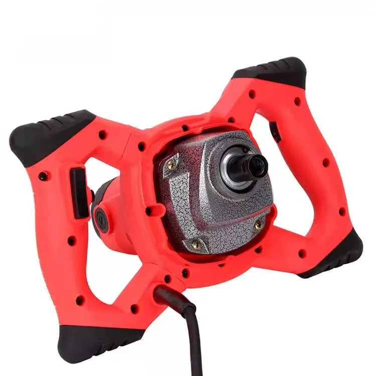 Electric Mixer Machine For Plaster Cement Adhesive Render Paint Drywall Mortar Mixer Tool With Single Paddle