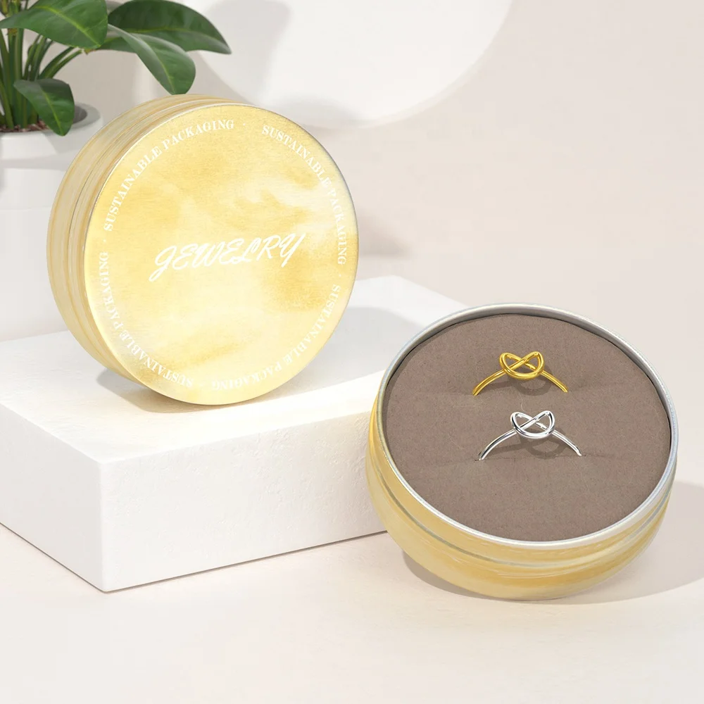 empty 100ml color printing jewelry aluminum tin can jar jewelry packaging aluminum tin