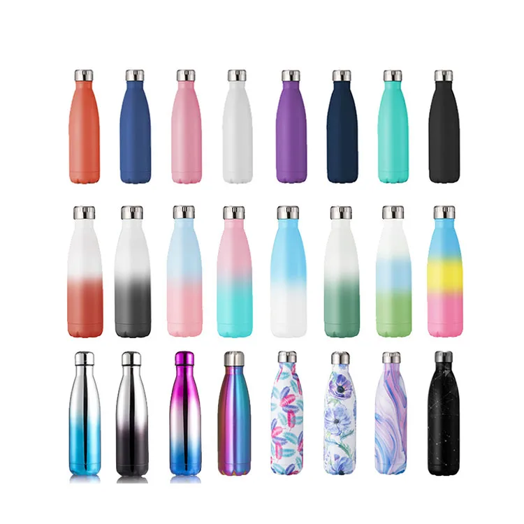 
Double Wall Outdoor Sports Vacuum Cup Flask 304 Stainless Steel Coke Water Bottles with Custom Logo 