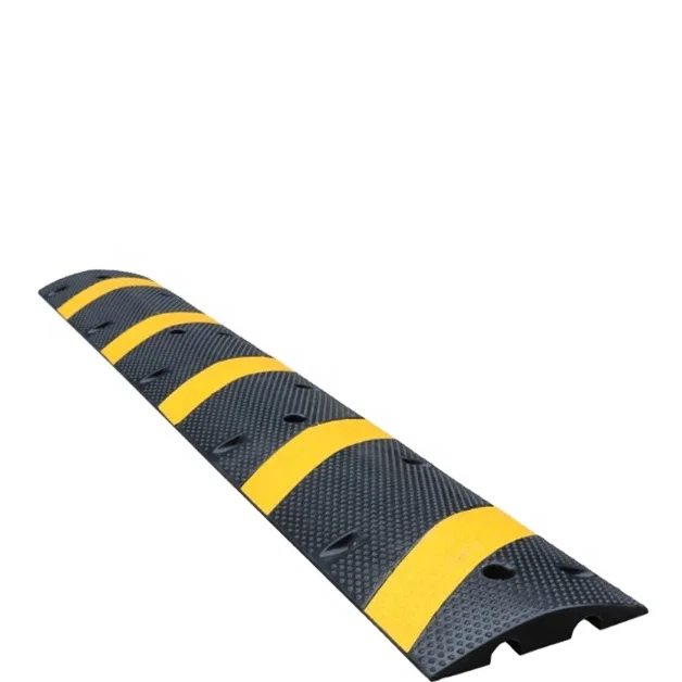 Traffic Road Rubber Industrial Speed Bumps Parking Used Speed Low Down Rubber Speed Bump