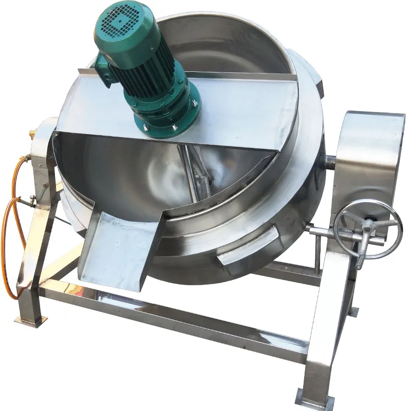 KOSUN Pasta Pot Strainer Cocoa Butter Melting Tank Cooking Jacketed Kettle With Mixer