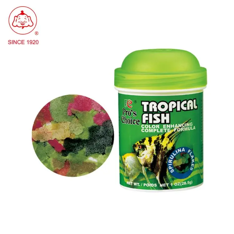 fish feed spirulina flakes for tropical fish F010