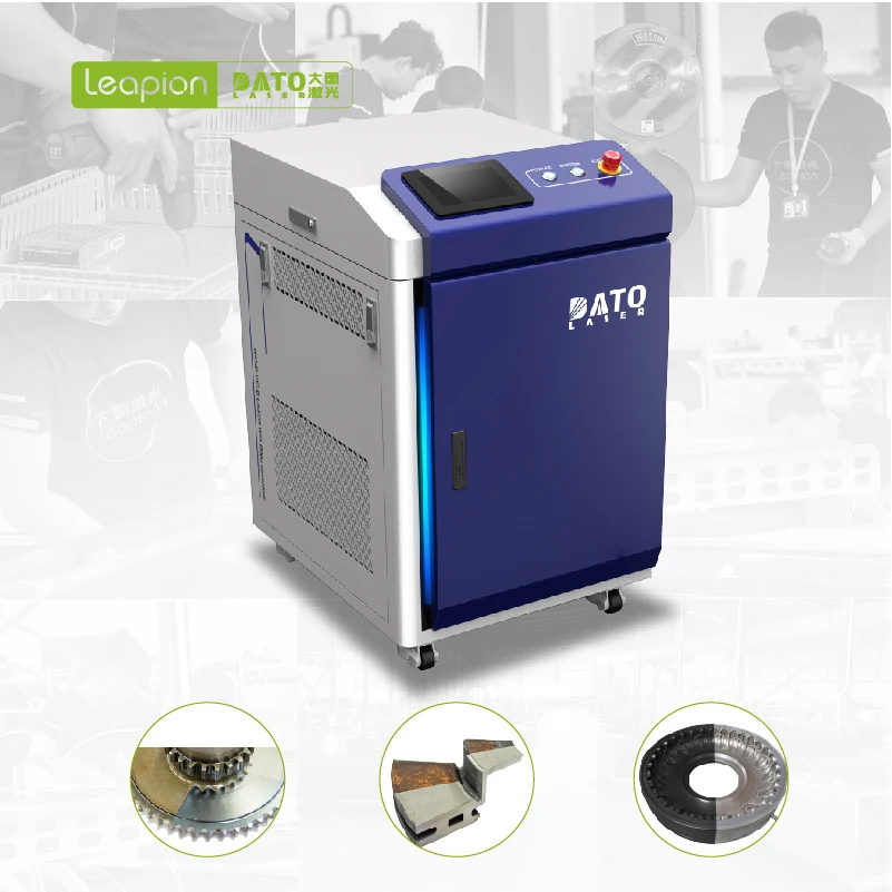 Handheld 2000w Fiber Rust Oil Paint Removal Laser Cleaner Portable Wood Laser Cleaning Machine For Stone