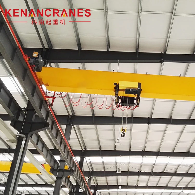 Stable Performance 1ton 3ton 5ton European Movable Electric Single Girder Lifting Overhead Crane