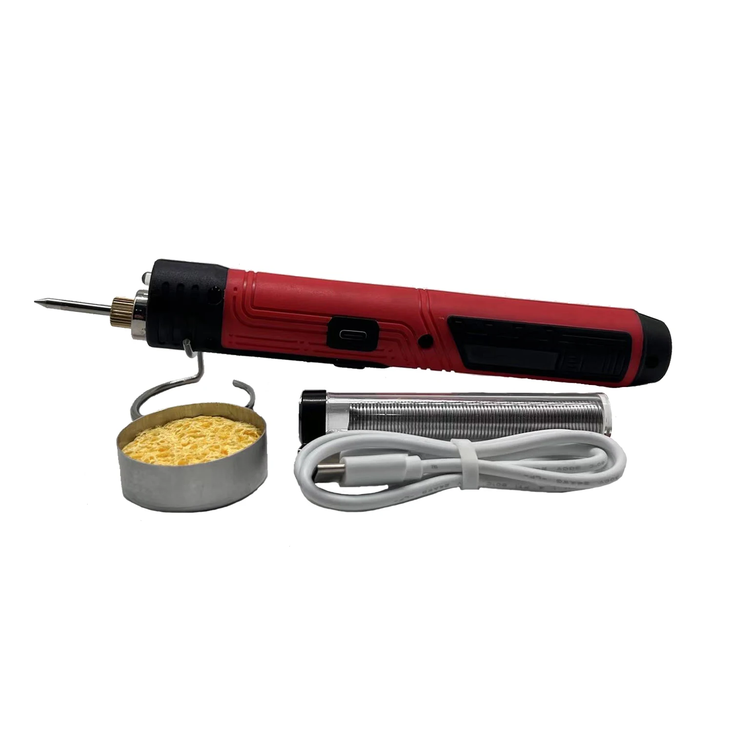 Custom USB Rechargeable Battery Portable Power 12W Cordless Soldering Iron For Sale