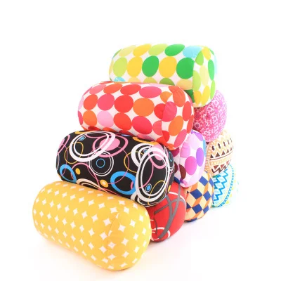 Wholesale Tube Shape Pillow Feather Soft Microfiber Pillow Travel Micro Bead Polystyrene Foam Pillow