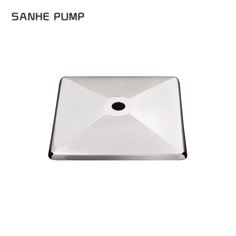 square base for cone pump  500*500 1.8mm thickness