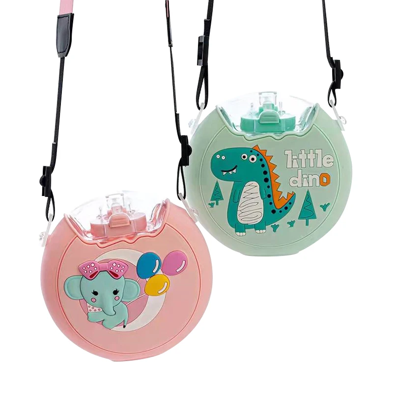 School Gift Students Creative Promotional Kids 380 ml Children Drinking Water Donut Bottle