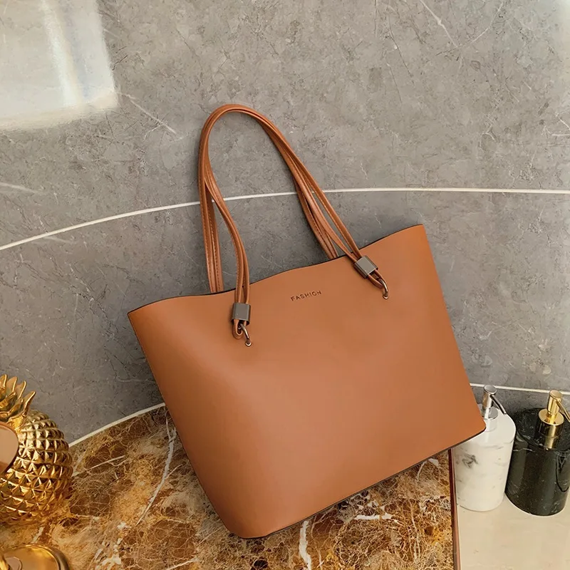 Cheap lady handbags Simple large capacity Tote retro can be customized hand bags for women 2024