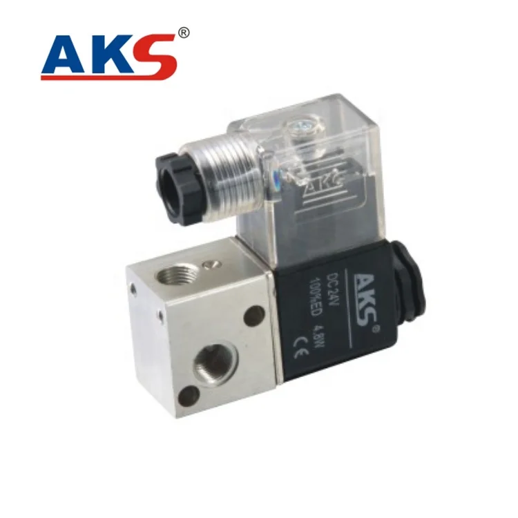 2V025-06/ 08 two way direct acting air solenoid valve DC24V AC220V solenoid switch valve 2/2 normally closed