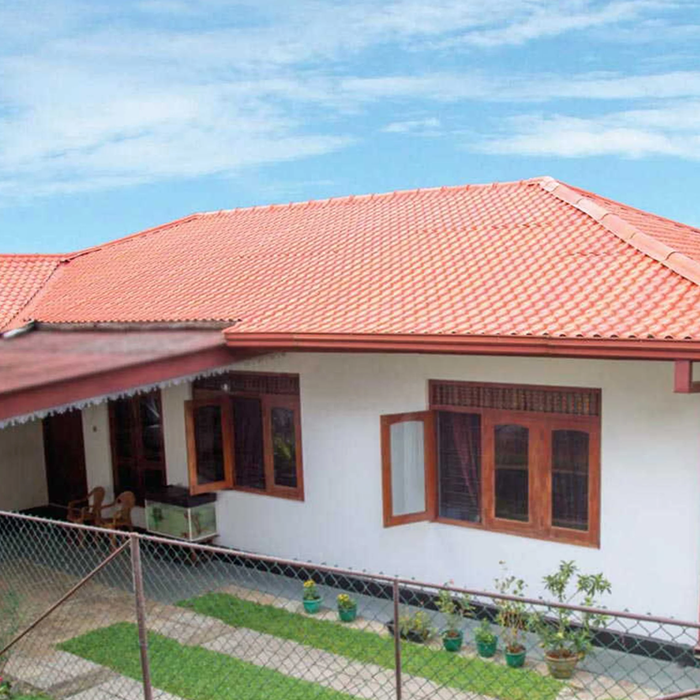 Pvc resin roof tile chinese economic asa pvc plastic roof tile for house teja pvc modern house design