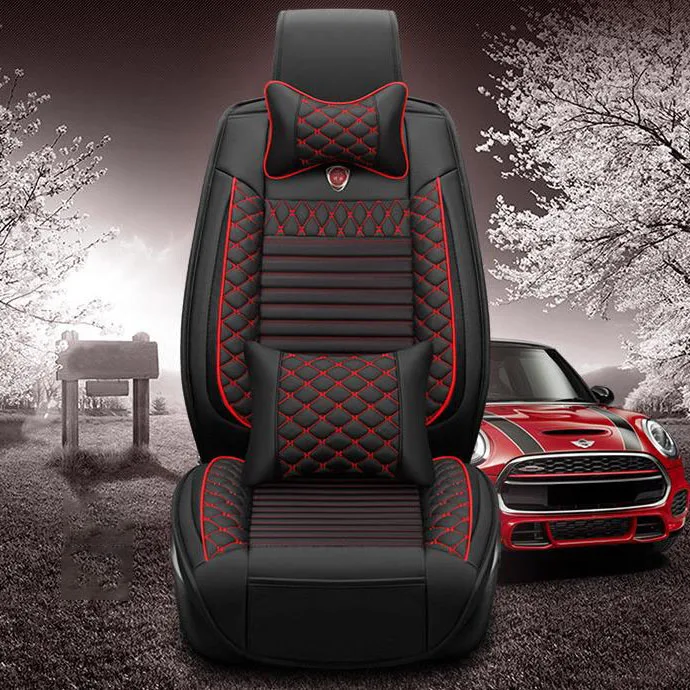 Design High Quality Four Season Universal Car Leather Seat Car Cover