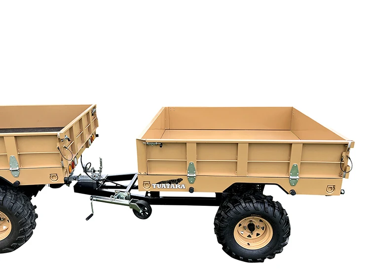 All Steel Transport Machine Utility Farm Cart Atv With Towing Trailer 500kg Atv