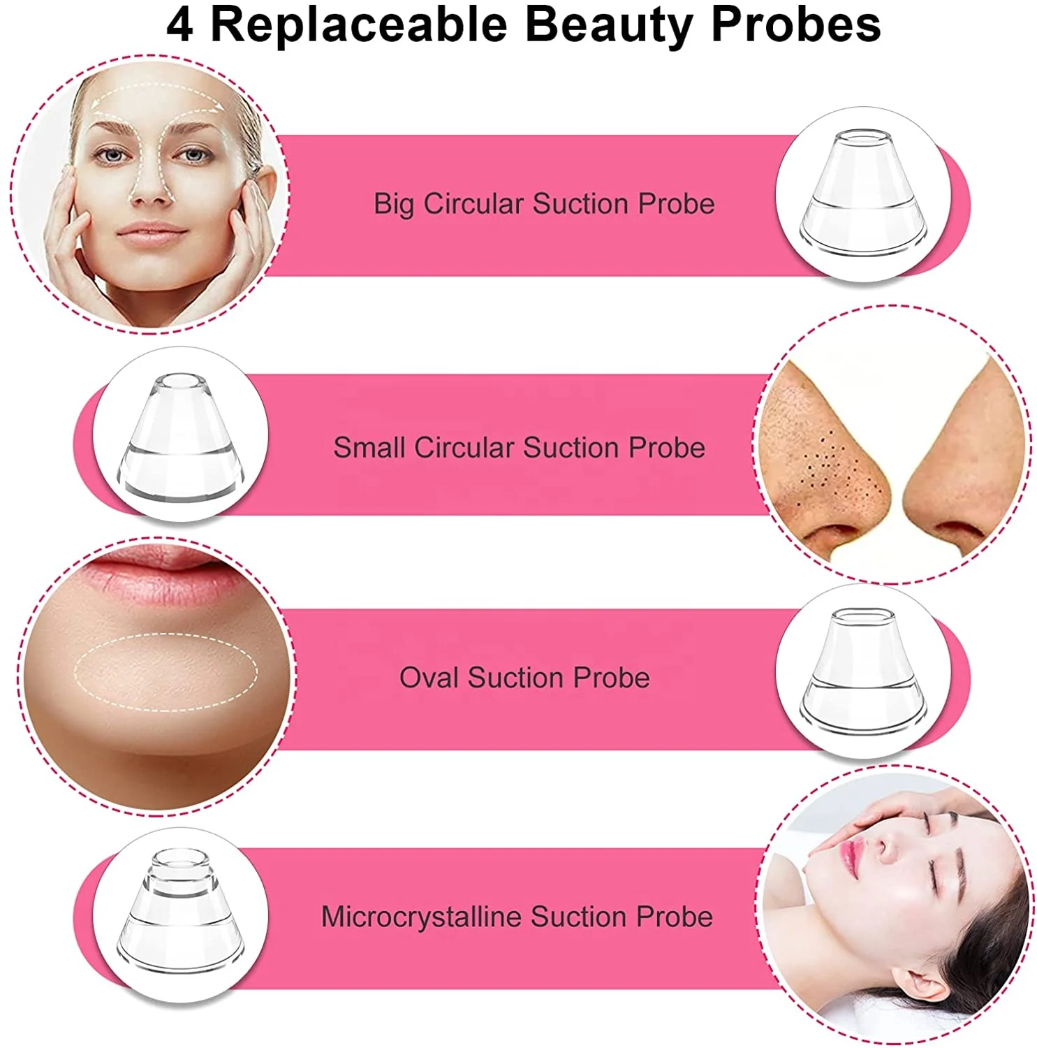 Blackhead Acne Pore Facial Cleaning Brush Black Head Remover Visual Blackhead Remover Beauty Apparatus