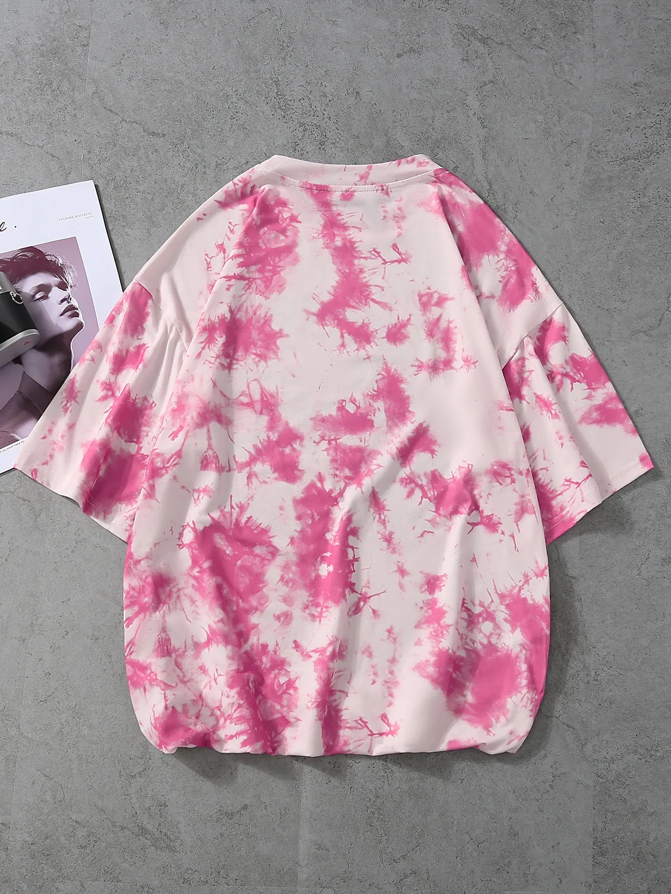 Men Car And Letter Graphic Tee promotion high quality tie-dyed mens tshirts