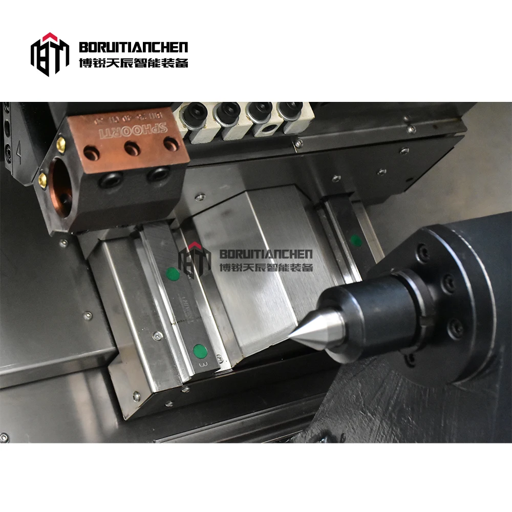 High Quality PT56 cnc slant bed lathe machine slant bed cnc lathe manufacture